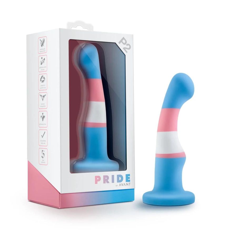Dương Vật Dính Tường Avant Pride True Blue P2 chính hãng - sạc USB, có sưởi ấm, silicone mềm mại - giao hàng che tên kín đáo