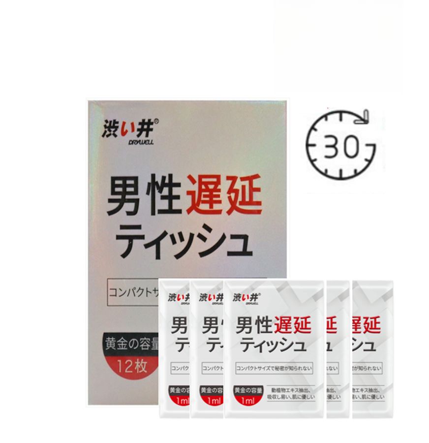 Khăn Lau Kéo Dài Thời Gian Drywell Wipes Hộp 12 Cái Khăn Lẻ chính hãng - thấm nhanh không nhờn rít, dùng trước khi quan hệ, nhỏ gọn dễ mang theo - giao hàng che tên kín đáo