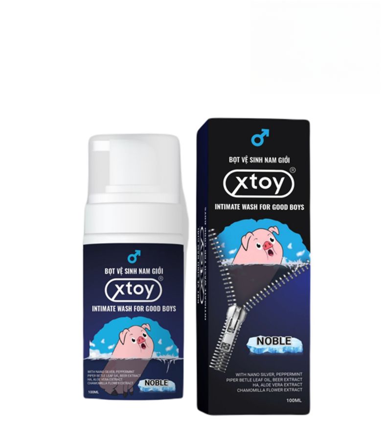 Dung Dịch Vệ Sinh Nam Xtoy Noble Dạng Bọt chính hãng - sạc USB, chất liệu an toàn cho da, dễ vệ sinh - giao hàng che tên kín đáo