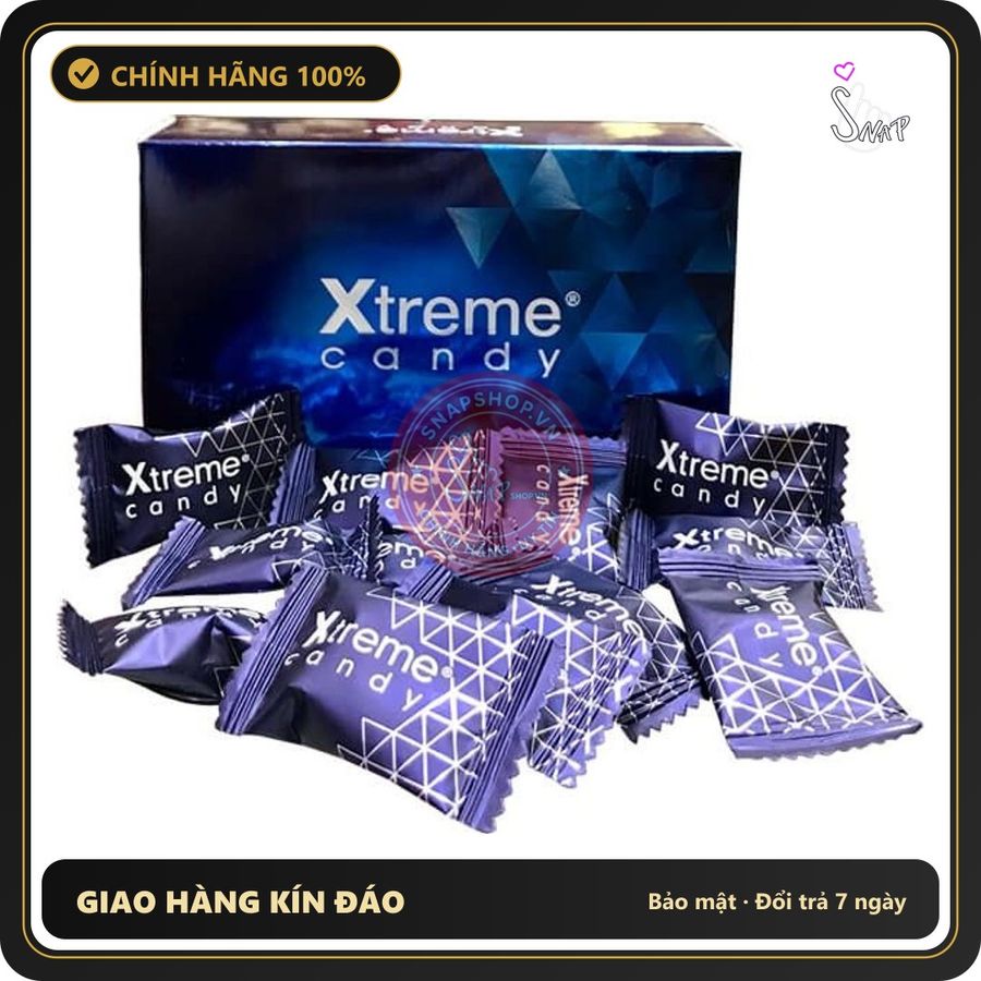 (Che Tên) Kẹo Sâm Xtreme Candy Chính Hãng Malaysia Hộp 30 Viên 324412 Hỗ Trợ 24/7