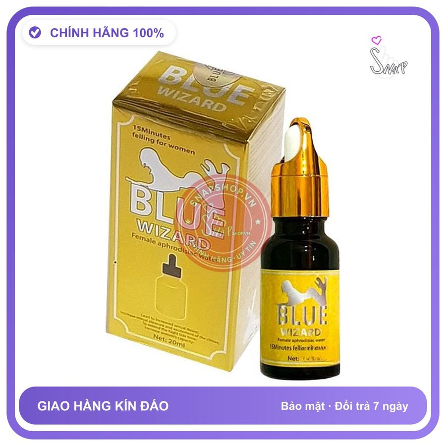 (Che Tên) Blue Wizard Gold Dành Cho Nữ Hộp Trắng Kín