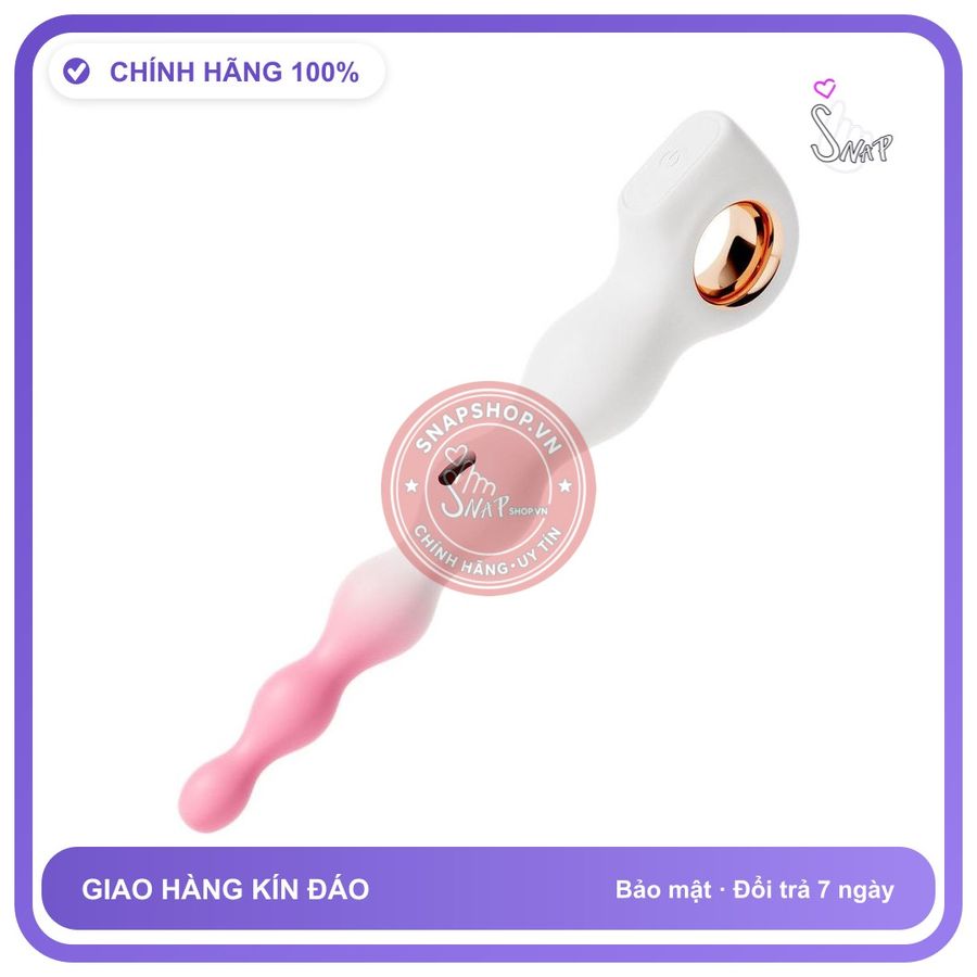 Thanh Rung Hậu Môn Jiuuy Pistil: 5 Bậc Hạt chính hãng - silicone mềm mại, chất liệu an toàn cho da, dễ vệ sinh - giao hàng che tên kín đáo