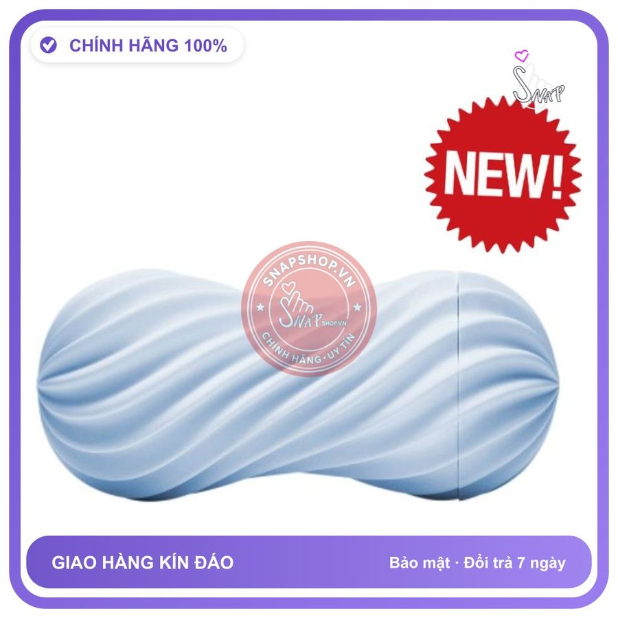 Tenga Moova Flexible Cơ Chế Xoắn Ốc Nhật Bản chính hãng - sạc USB, chất liệu an toàn cho da, dễ vệ sinh - giao hàng che tên kín đáo