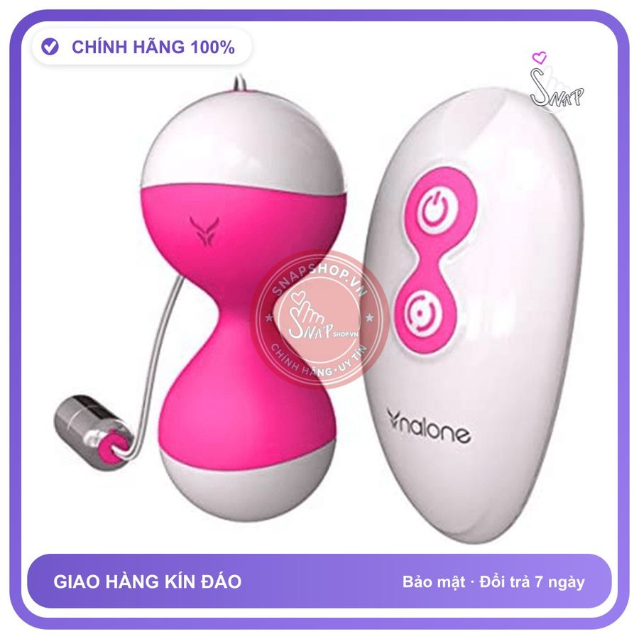 Trứng Rung Ynalone Nalone Miu Miu 2 Đầu Cao chính hãng - 7 cấp độ rung, sạc USB, điều khiển từ xa - giao hàng che tên kín đáo