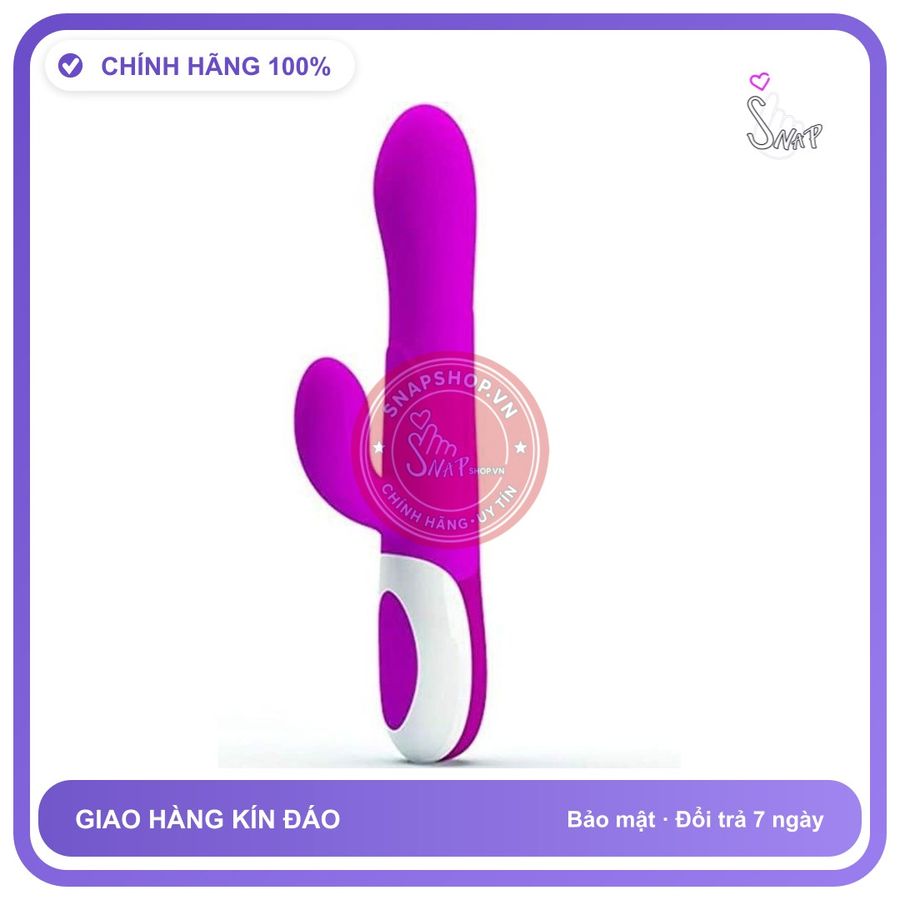 Máy Massage Điểm G Pretty Love Dempsey chính hãng - 7 chế độ rung, sạc USB, silicone cao cấp - giao hàng che tên kín đáo