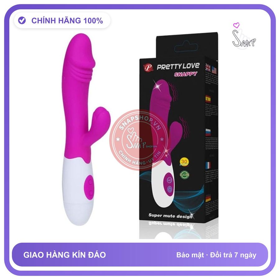 Máy Mát Xa Điểm G Cao Cấp Pretty Love chính hãng - 7 chế độ rung, sạc USB, chất liệu an toàn cho da - giao hàng che tên kín đáo