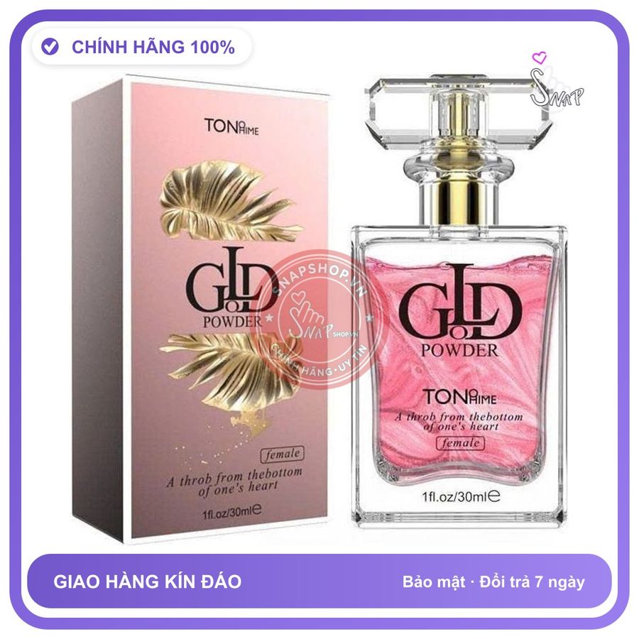 Nước Hoa Kích Thích Nam Tonohime Gold Powder – Chai 30ml chính hãng - chất liệu an toàn cho da, dễ vệ sinh, êm ái khi dùng - giao hàng che tên kín đáo