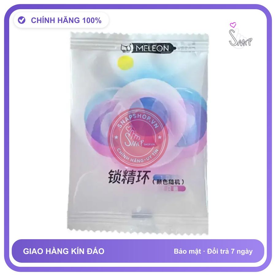 Vòng Đeo Dương Vật Meleon - 1 Cái chính hãng - chất liệu an toàn cho da, dễ vệ sinh, êm ái khi dùng - giao hàng che tên kín đáo