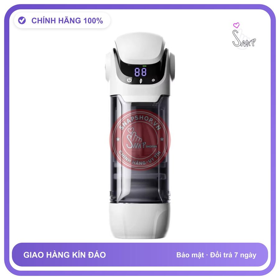 ManMiao Quantum Pulse Máy 3in1 Thụt Hút chính hãng - có sưởi ấm, chất liệu an toàn cho da, dễ vệ sinh - giao hàng che tên kín đáo