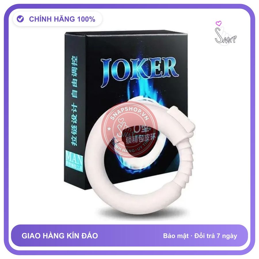 Vòng Đeo Dương Vật Kéo Dài Thời Gian Joker O chính hãng - thấm nhanh không nhờn rít, dùng trước khi quan hệ, nhỏ gọn dễ mang theo - giao hàng che tên kín đáo