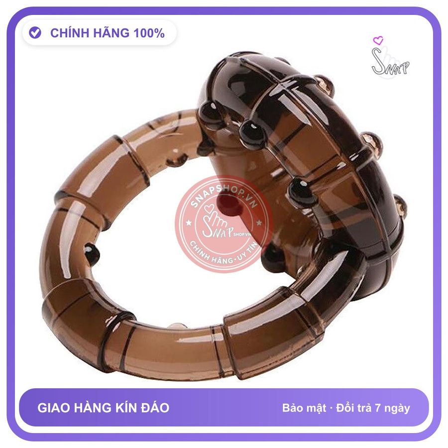 Vòng Đeo Dương Vật Silicon Chống Tuột - Có Quai, Free Size chính hãng - sạc USB, silicone mềm mại, chất liệu an toàn cho da - giao hàng che tên kín đáo