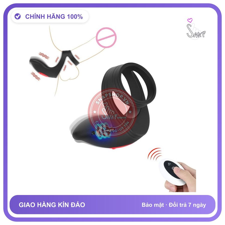 Vòng Rung Đôi Chất Xúc Tác Kéo Dài Thời chính hãng - thấm nhanh không nhờn rít, dùng trước khi quan hệ, nhỏ gọn dễ mang theo - giao hàng che tên kín đáo