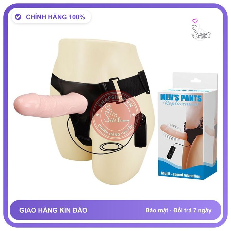Dương Vật Giả Dây Đeo Baile Men s Pants Replacement chính hãng - sạc USB, chất liệu an toàn cho da, dễ vệ sinh - giao hàng che tên kín đáo