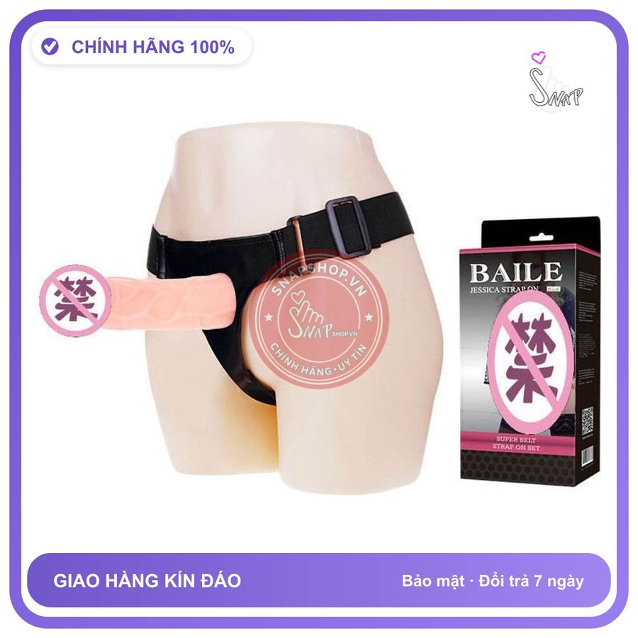 Dương Vật Giả Có Dây Đeo Baile Dành Cho Cặp Đôi Lesbian chính hãng - silicone cao cấp, chất liệu an toàn cho da, dễ vệ sinh - giao hàng che tên kín đáo