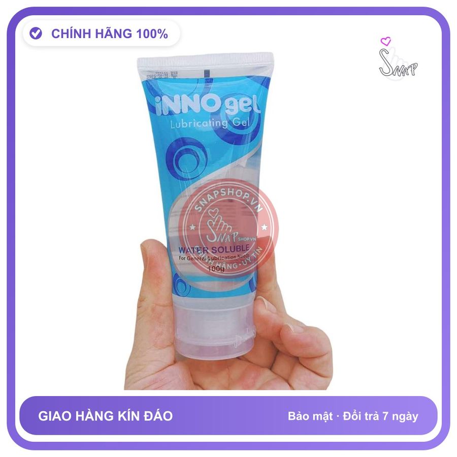 Gel Bôi Trơn INNO 100g chính hãng - dịu nhẹ an toàn, dịu nhẹ an toàn cho da, dễ rửa sạch - giao hàng che tên kín đáo