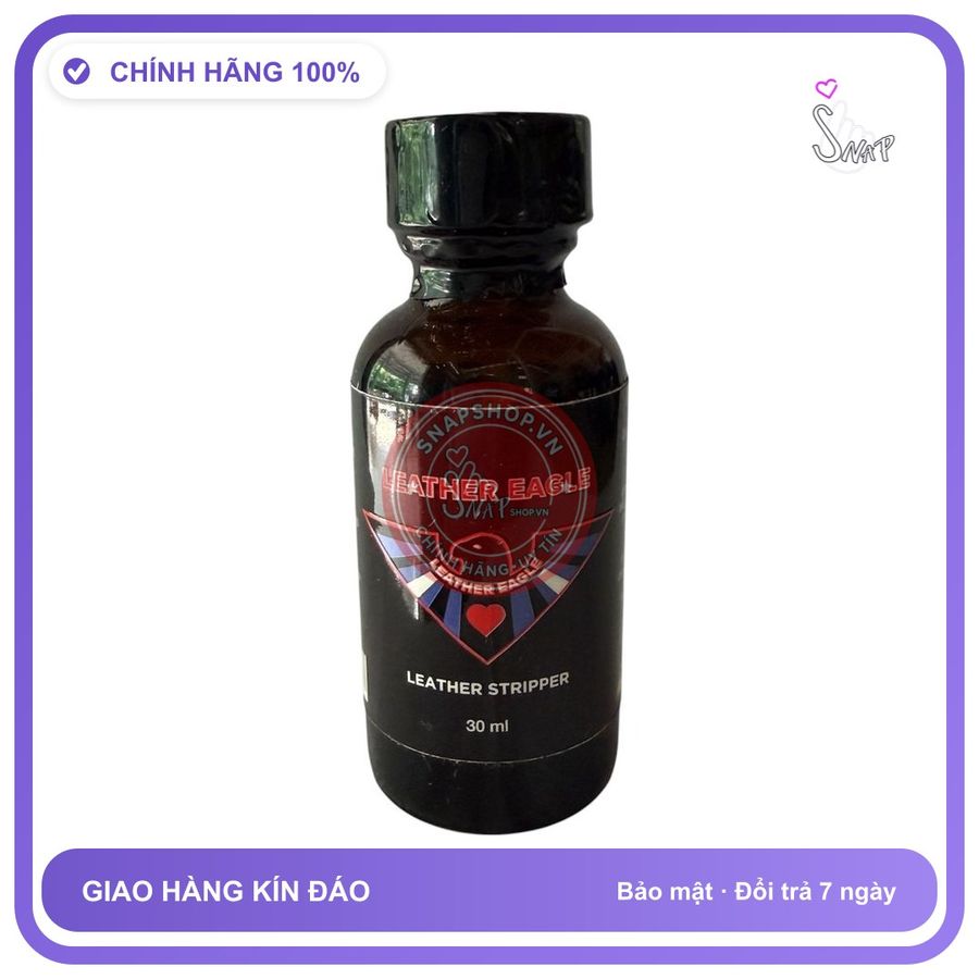 (Che Tên) Poppers Mỹ Leather Eagle 30ml - Leather Stripper - Snapshop