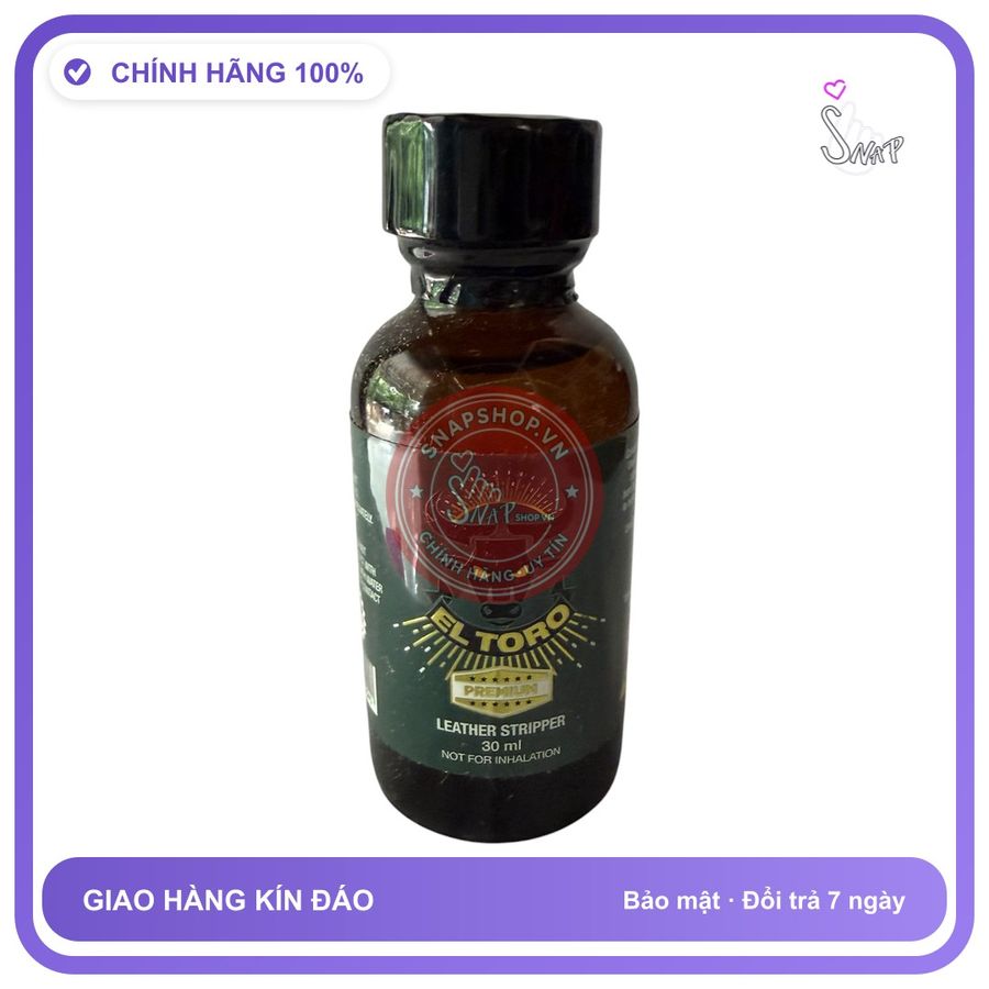 Chai hít tăng khoái cảm Popper EL TORO PREMIUM 30ml Chính hãng