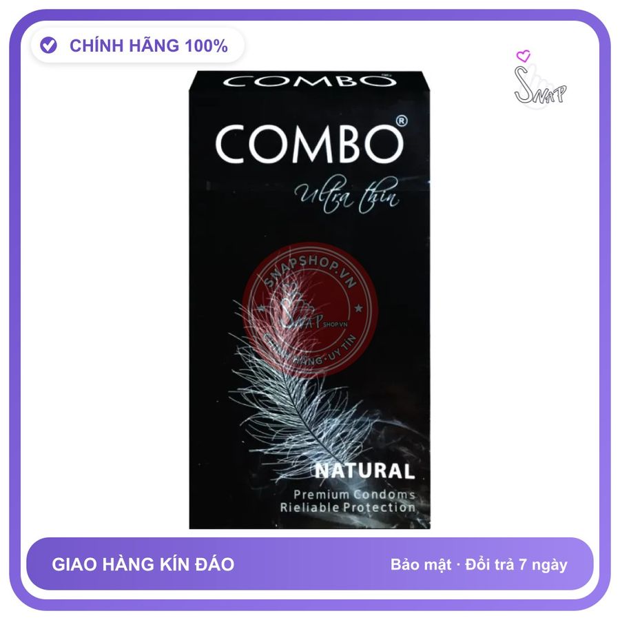 Bao Cao Su Combo - Mỏng Mịn, Không Mùi Hộp 10 Cái chính hãng - siêu mỏng, có hương thơm, ôm sát cảm giác thật - giao hàng che tên kín đáo