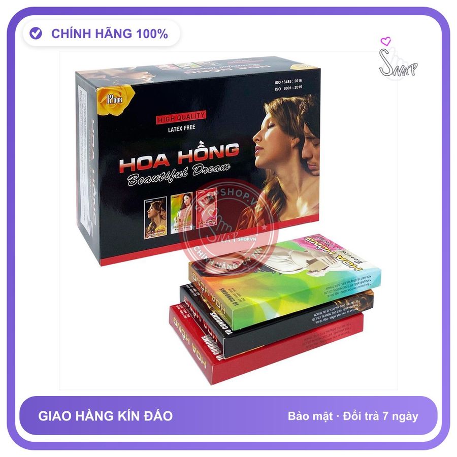 Bao Cao Su Gia Đình, Khách Sạn Hương Hoa chính hãng - có hương thơm, ôm sát cảm giác thật, chất liệu latex an toàn - giao hàng che tên kín đáo