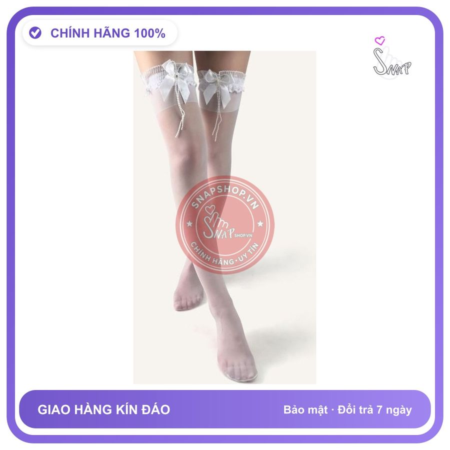 Vớ Đùi Trơn Thắt Nơ chính hãng - chất vải mềm mát, đường may tỉ mỉ, tôn dáng quyến rũ - giao hàng che tên kín đáo