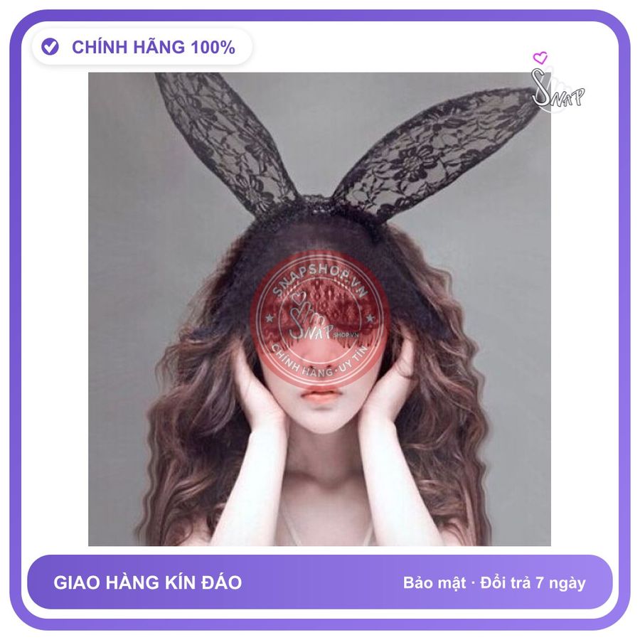 Mặt Nạ Tai Thỏ Dài chính hãng - chất vải mềm mát, đường may tỉ mỉ, tôn dáng quyến rũ - giao hàng che tên kín đáo