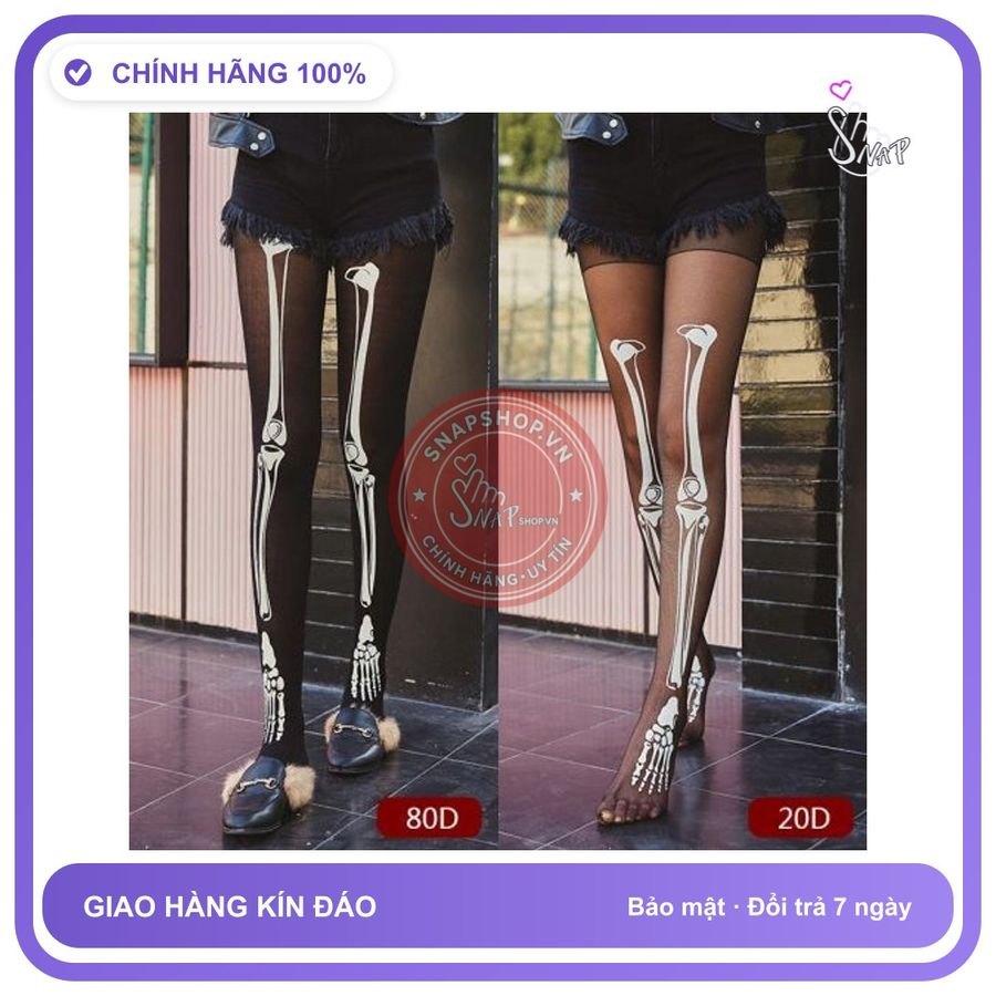 Vớ Hình Xương chính hãng - co giãn thoải mái, chất vải mềm mát, đường may tỉ mỉ - giao hàng che tên kín đáo