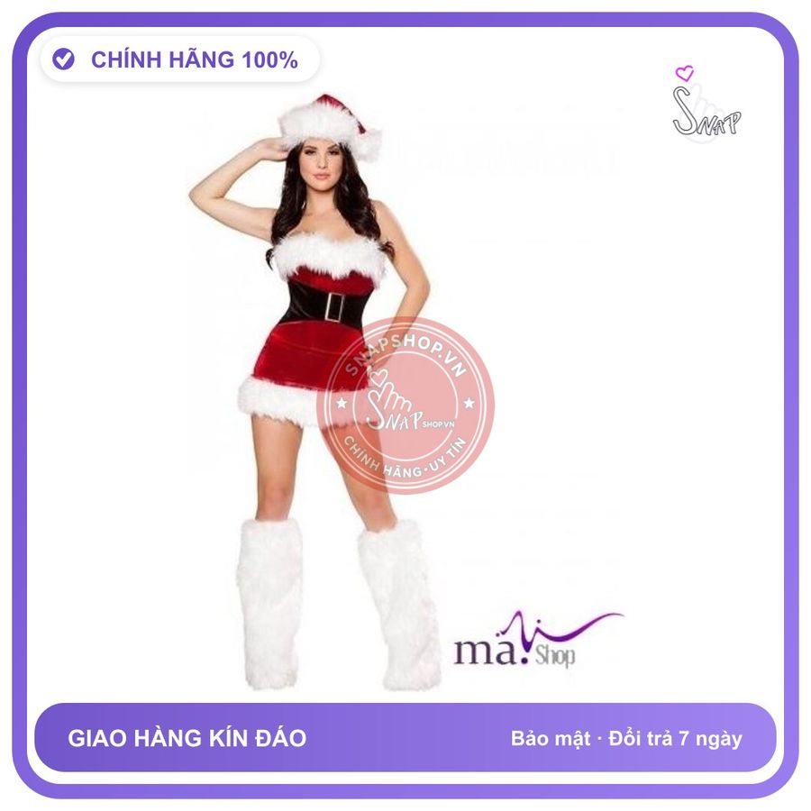 Tất Noel chính hãng - set đầy đủ phụ kiện, chất vải mềm mát, đường may tỉ mỉ - giao hàng che tên kín đáo