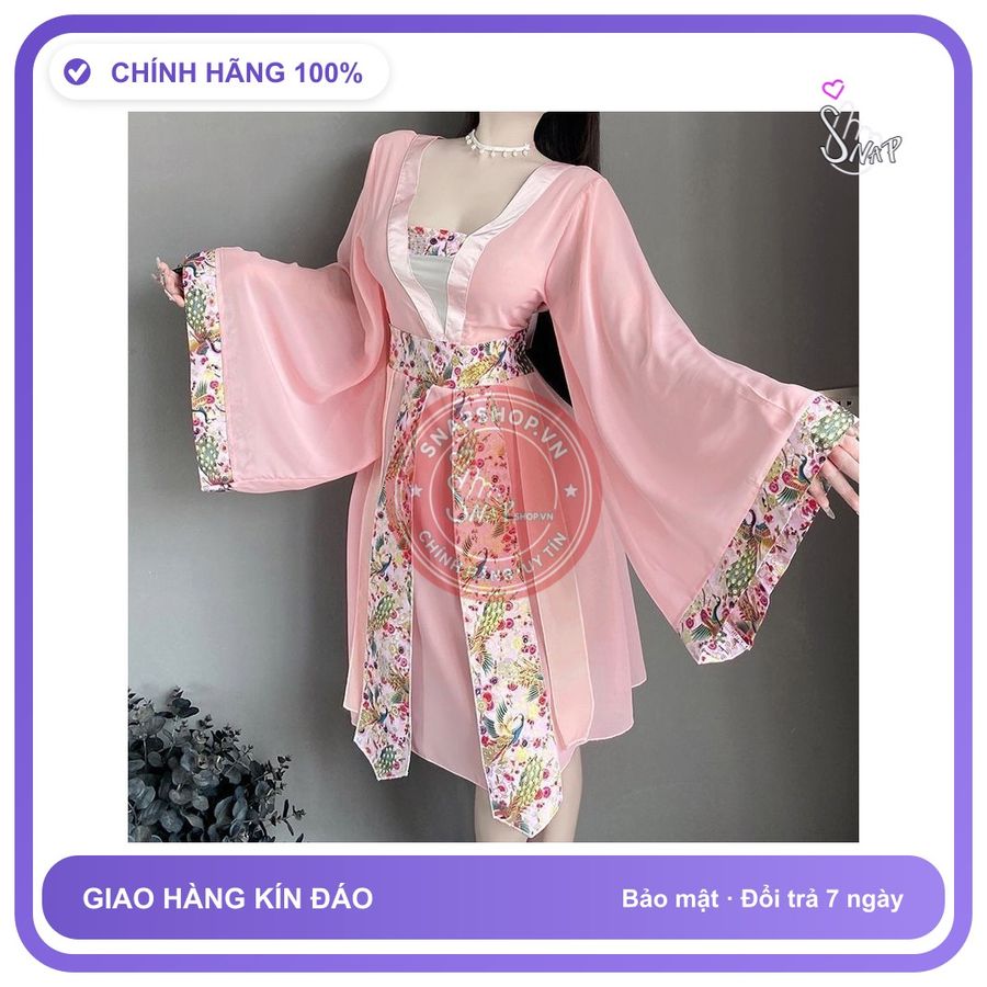 Váy Ngủ Cosplay Cổ Trang Kimono Quyến Rũ chính hãng - chất vải mềm mát, đường may tỉ mỉ, tôn dáng quyến rũ - giao hàng che tên kín đáo