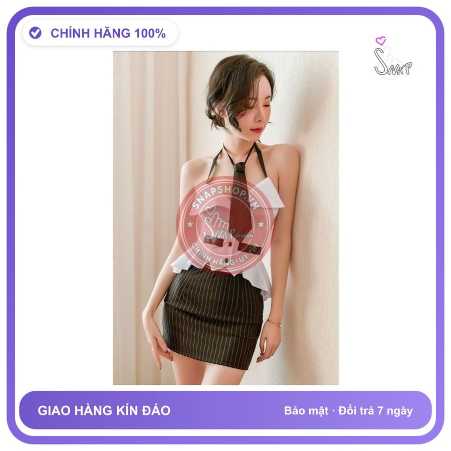 Váy Cosplay Thư Ký Đồ Ngủ Quyến Rũ chính hãng - chất vải mềm mát, đường may tỉ mỉ, tôn dáng quyến rũ - giao hàng che tên kín đáo
