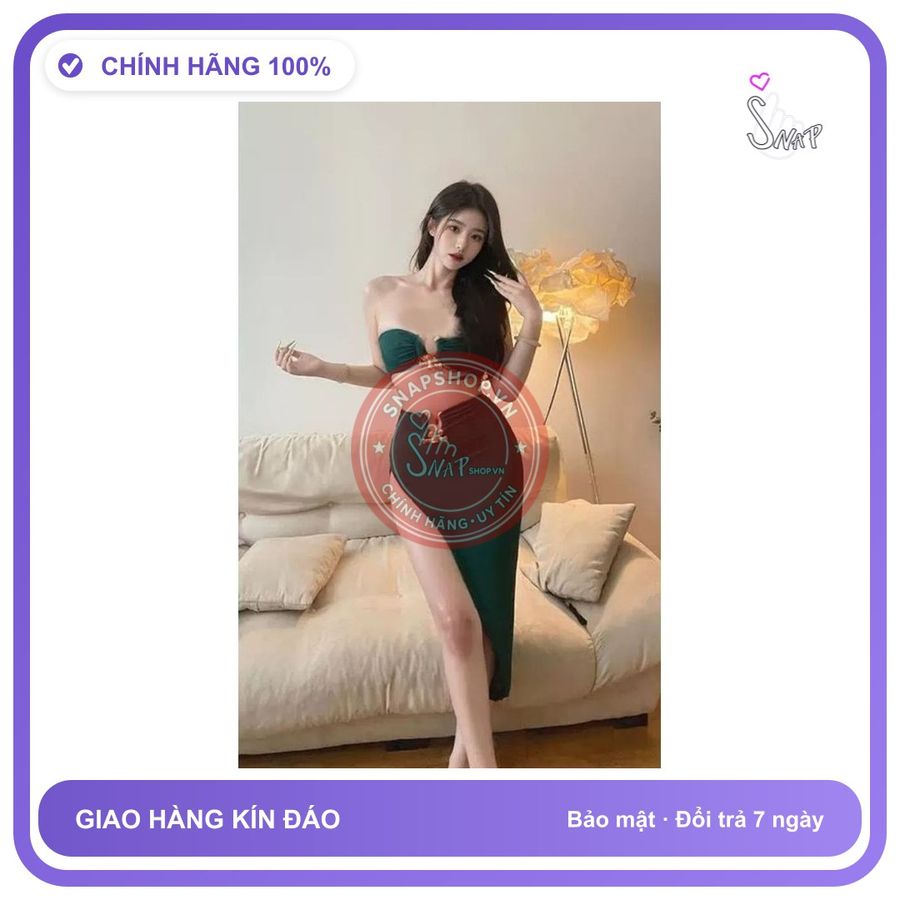 Váy Đi Biển Xẻ Hông chính hãng - chất vải mềm mát, đường may tỉ mỉ, tôn dáng quyến rũ - giao hàng che tên kín đáo