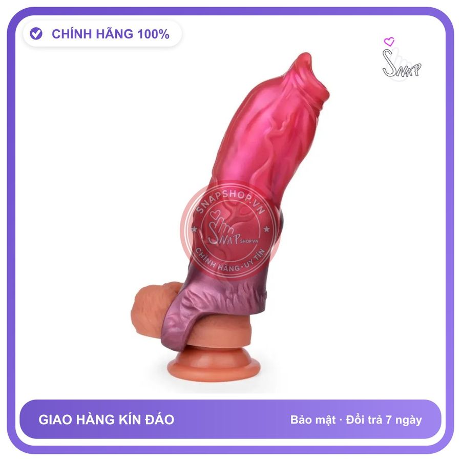 Bao Cao Su Faak Red Eye 18cm Giải Pháp chính hãng - có gai nổi, ôm sát cảm giác thật, chất liệu latex an toàn - giao hàng che tên kín đáo