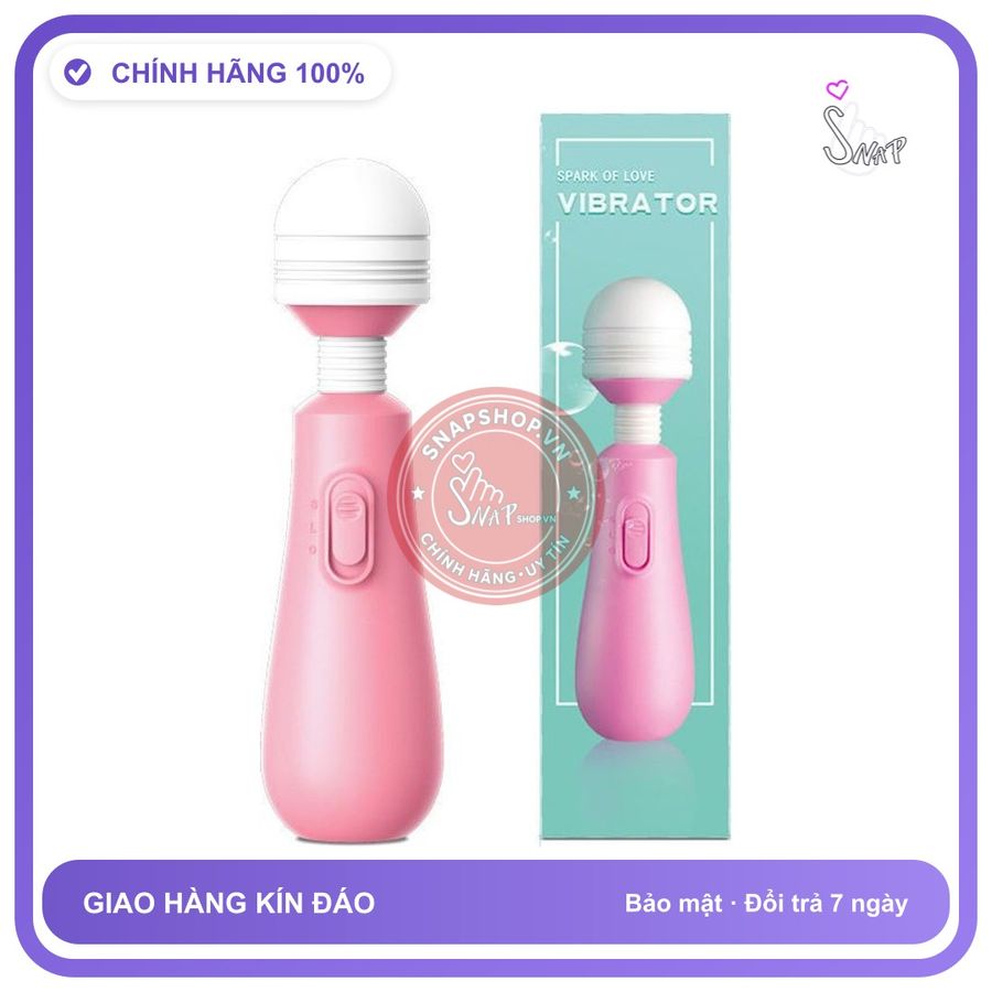 Chày Rung Lilo Spark Of Love Mini Chính Hãng - sạc USB, chống nước, silicone mềm mại - giao hàng che tên kín đáo