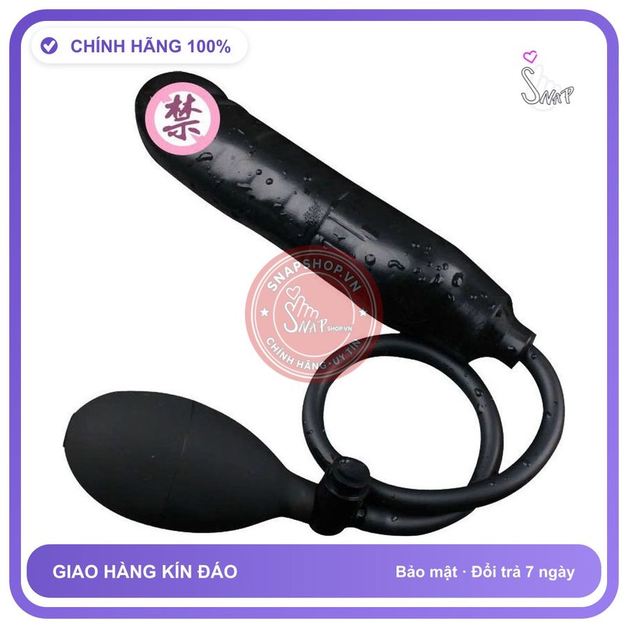 Dụng Cụ Mở Rộng Hậu Môn Bơm Hơi chính hãng - silicone mềm mại, chất liệu an toàn cho da, dễ vệ sinh - giao hàng che tên kín đáo