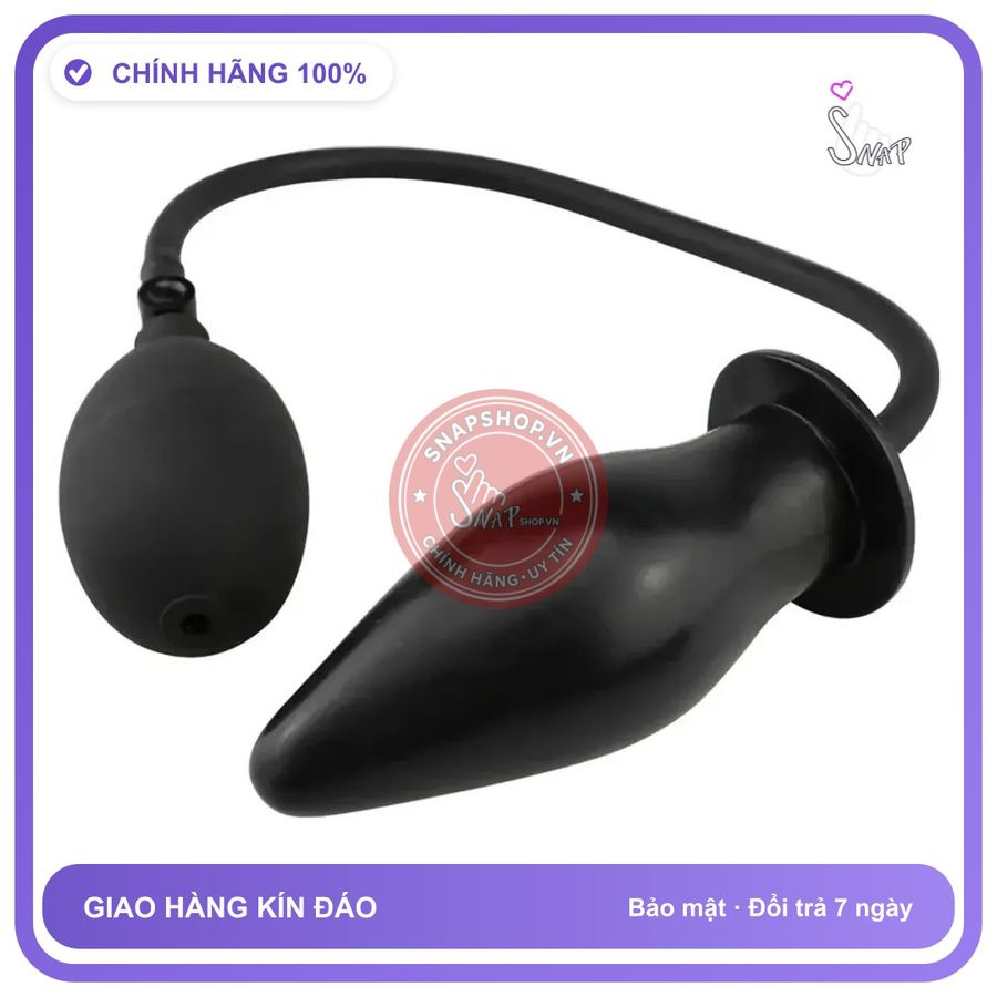 Đồ Chơi Bơm Hơi Giúp Giãn Nở Hậu Môn Cực Phê chính hãng - silicone mềm, chất liệu an toàn cho da, dễ vệ sinh - giao hàng che tên kín đáo