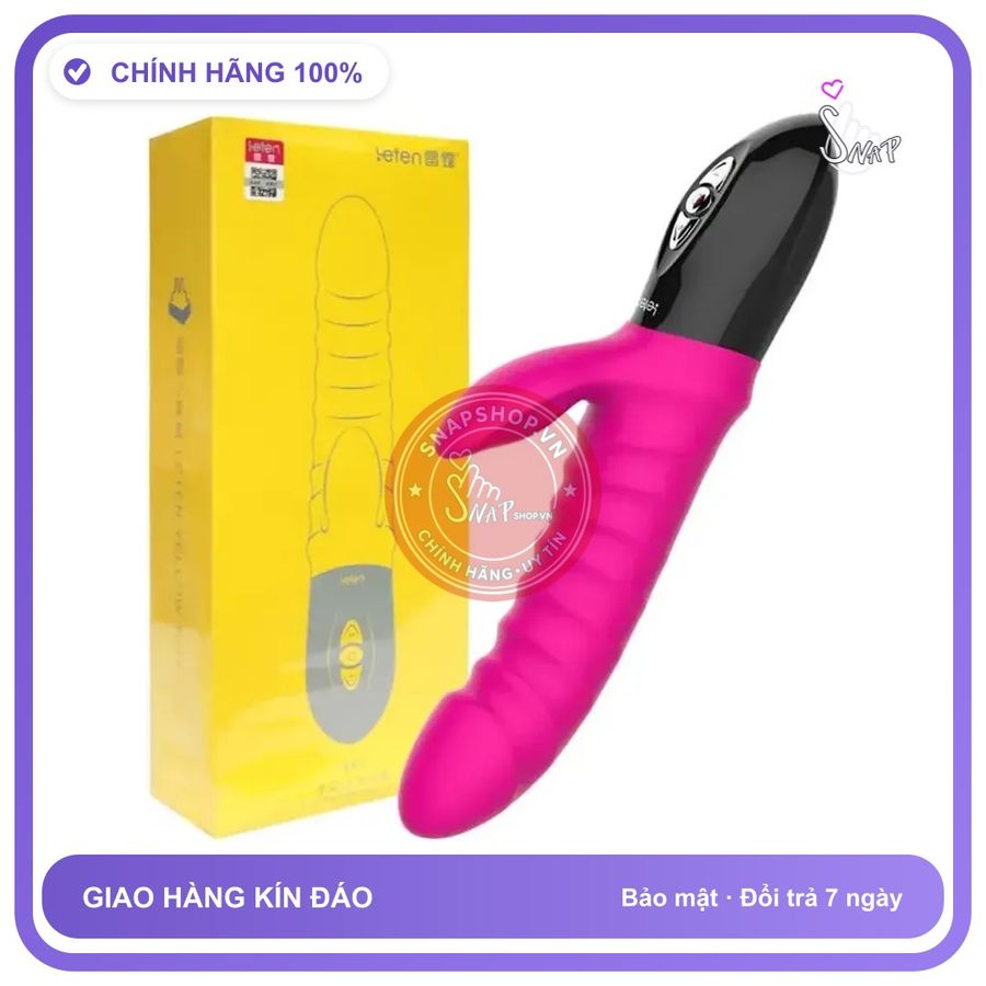 Dương Vật Giả Đa Năng Leten Automatical Flexible Exciting Vibrator chính hãng - silicone cao cấp, chất liệu an toàn cho da, dễ vệ sinh - giao hàng che tên kín đáo