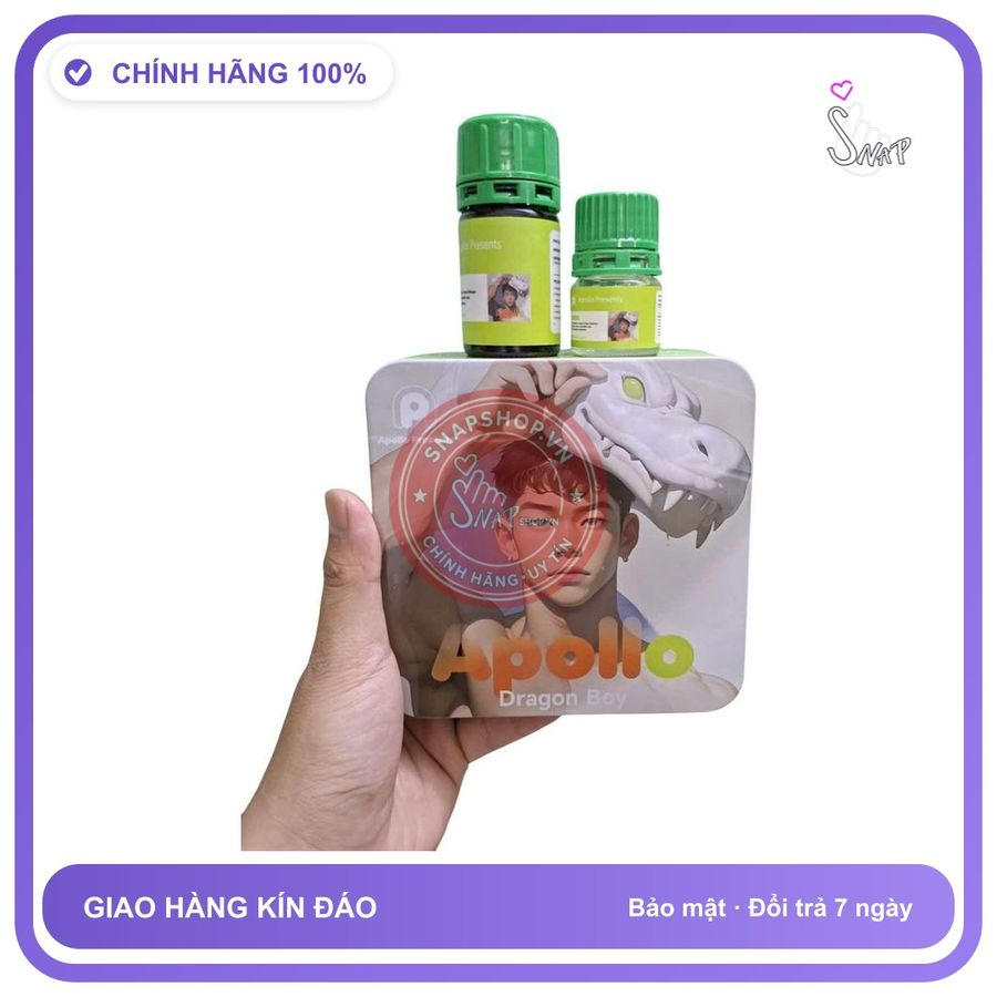 Set Popper Apollo 40ml + 20ml Chính Hãng - chai 40ml, hương dịu không nồng, hàng chuẩn nhập khẩu - giao hàng che tên kín hàng có sẵn
