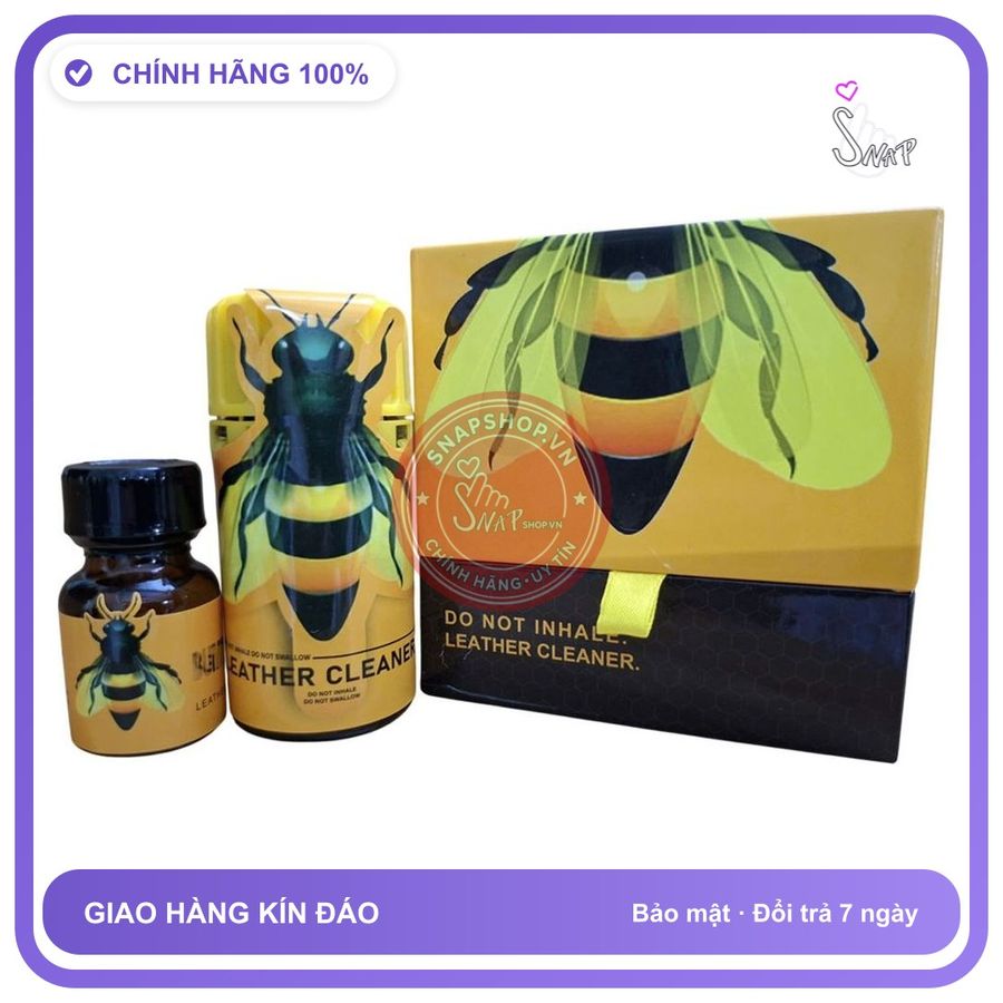 Set Hộp Chai Hít Popper P.R.C Bumble Bee Con Ong Vàng 50ml chính hãng - chai 50ml, hương dịu không nồng, hàng chuẩn nhập khẩu - giao hàng hàng có sẵn