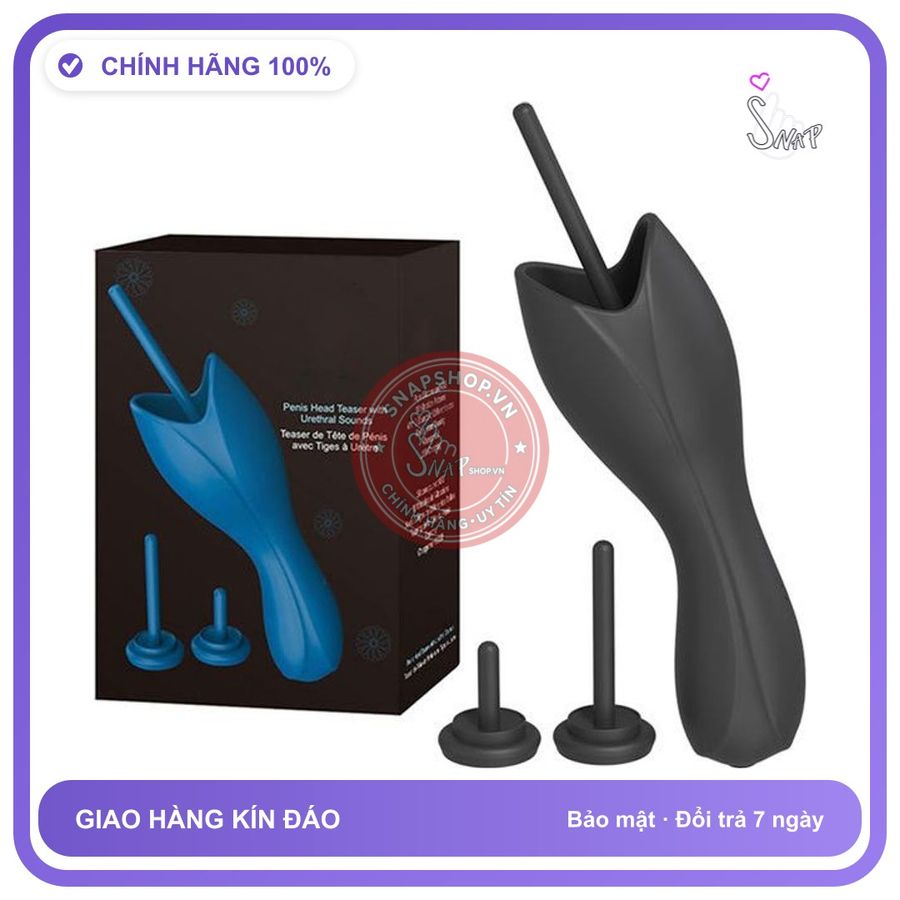 Que Rung Nong Niệu Đạo 2in1 Với 10 Chế chính hãng - 10 chế độ rung, sạc usb, chống nước - giao hàng che tên kín hàng có sẵn