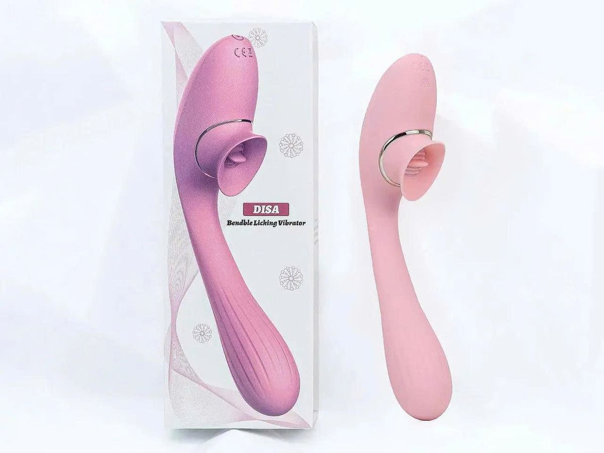 Máy Massage Dành cho nữ giải toả Mini Vibrators Oral Love Có Lưỡi Rung Nhiều Tần Số chính hãng