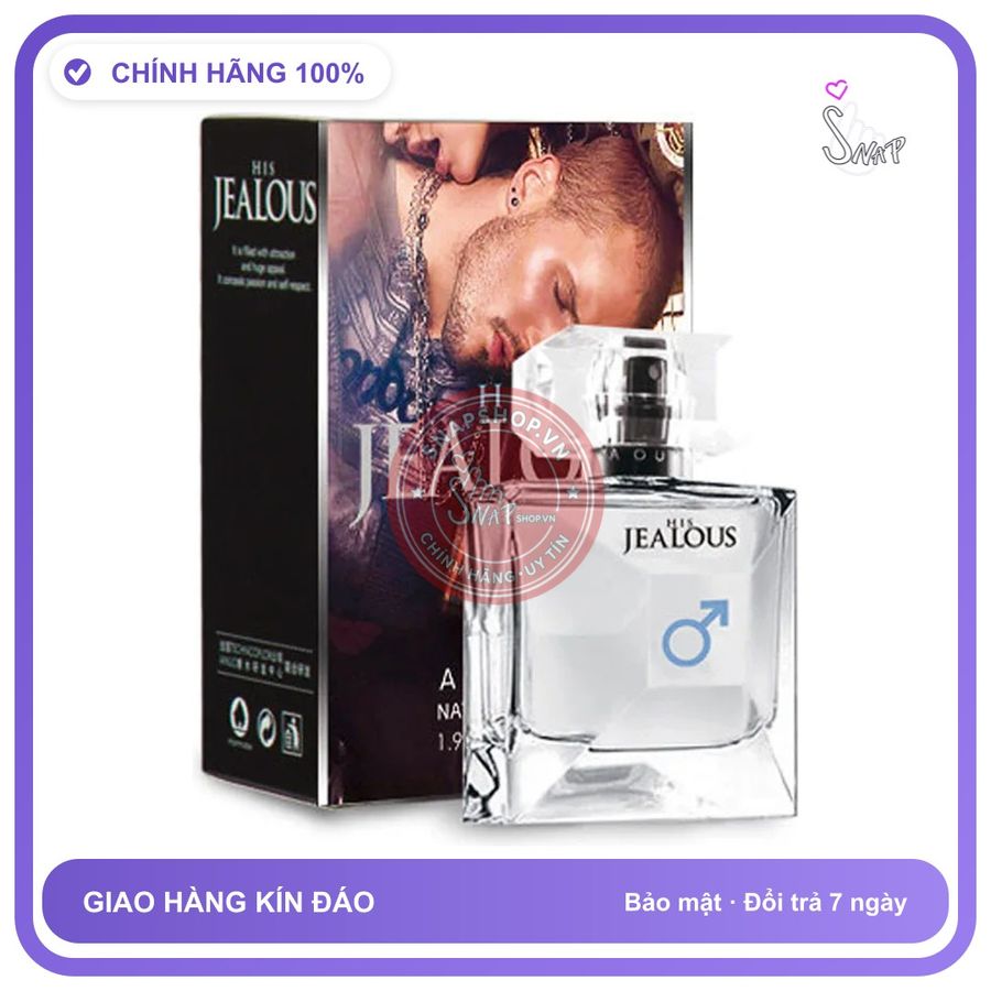 Nước Hoa Tình Yêu His Jealous – Chai 55ml chính hãng - chất liệu an toàn cho da, dễ vệ sinh, êm ái khi dùng - giao hàng che tên kín hàng có sẵn