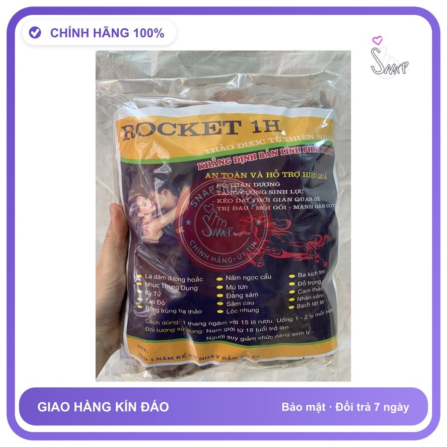 Nguyên liệu bào chế ngâm rượu tăng cường sinh lý nam - Thang Rocket 1h chính hãng - hỗ trợ tăng cường sinh lý, thành phần thiên nhiên, trọng lượng 4kg - giao hàng che tên kín đáo