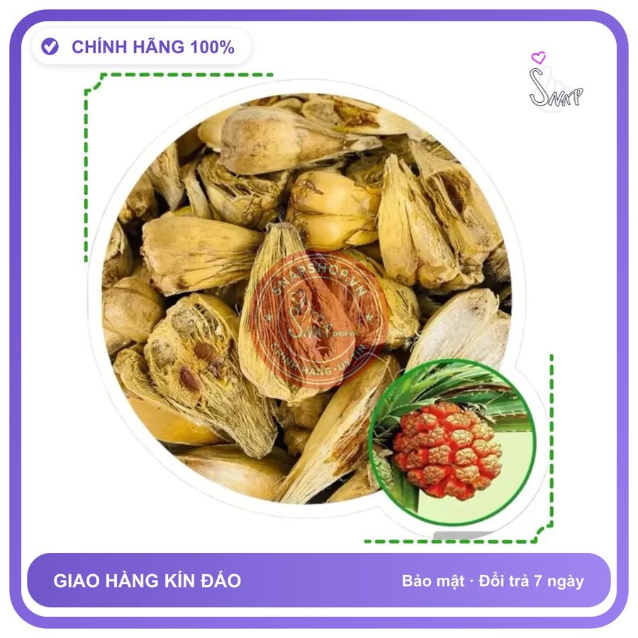 Nguyên liệu bào chế ngâm rượu tăng cường sinh lý nam - Dứa Rừng Khô (1kg) chính hãng - thành phần thiên nhiên, trọng lượng 1kg, hàng chuẩn nguồn gốc rõ ràng - giao hàng che tên kín đáo