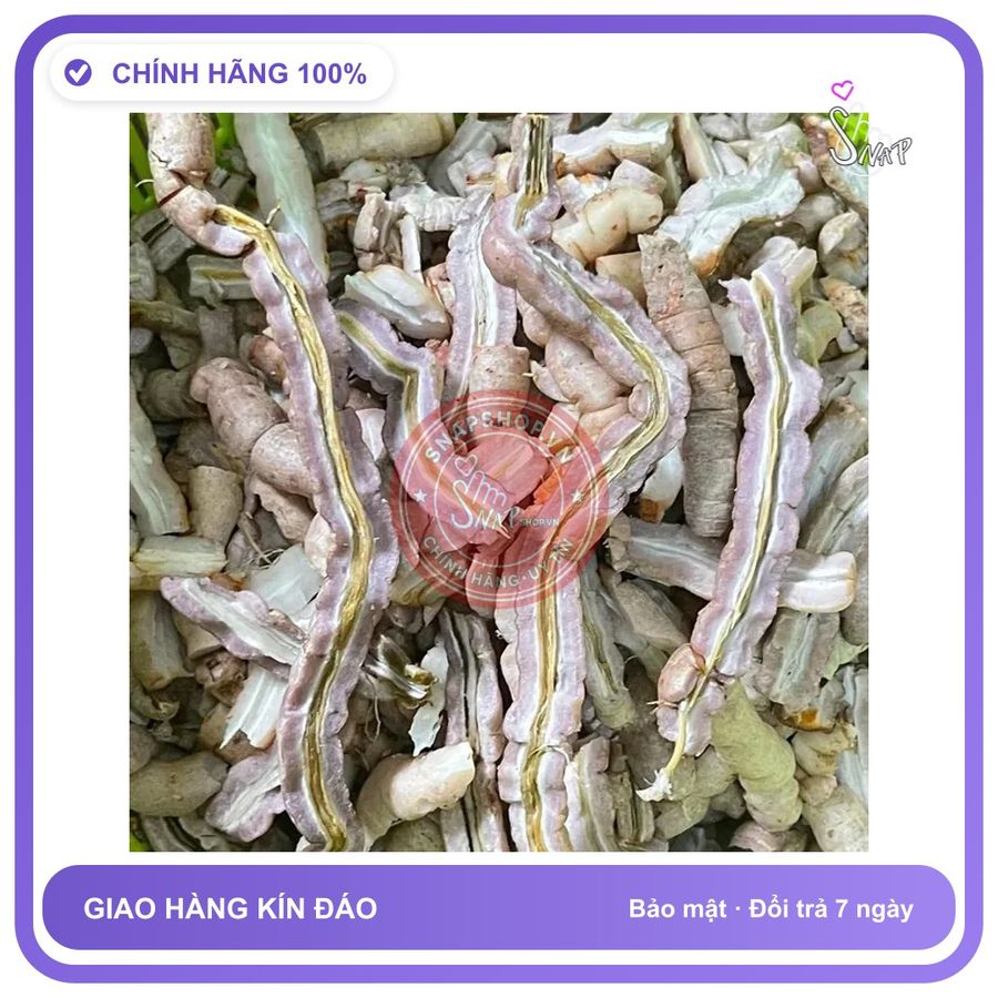 Nguyên liệu bào chế ngâm rượu tăng cường sinh lý nam - Ba Kích Tím Tươi Tách Lõi (1kg) chính hãng - hỗ trợ tăng cường sinh lý, thành phần thiên nhiên, trọng lượng 1kg - giao hàng che tên kín