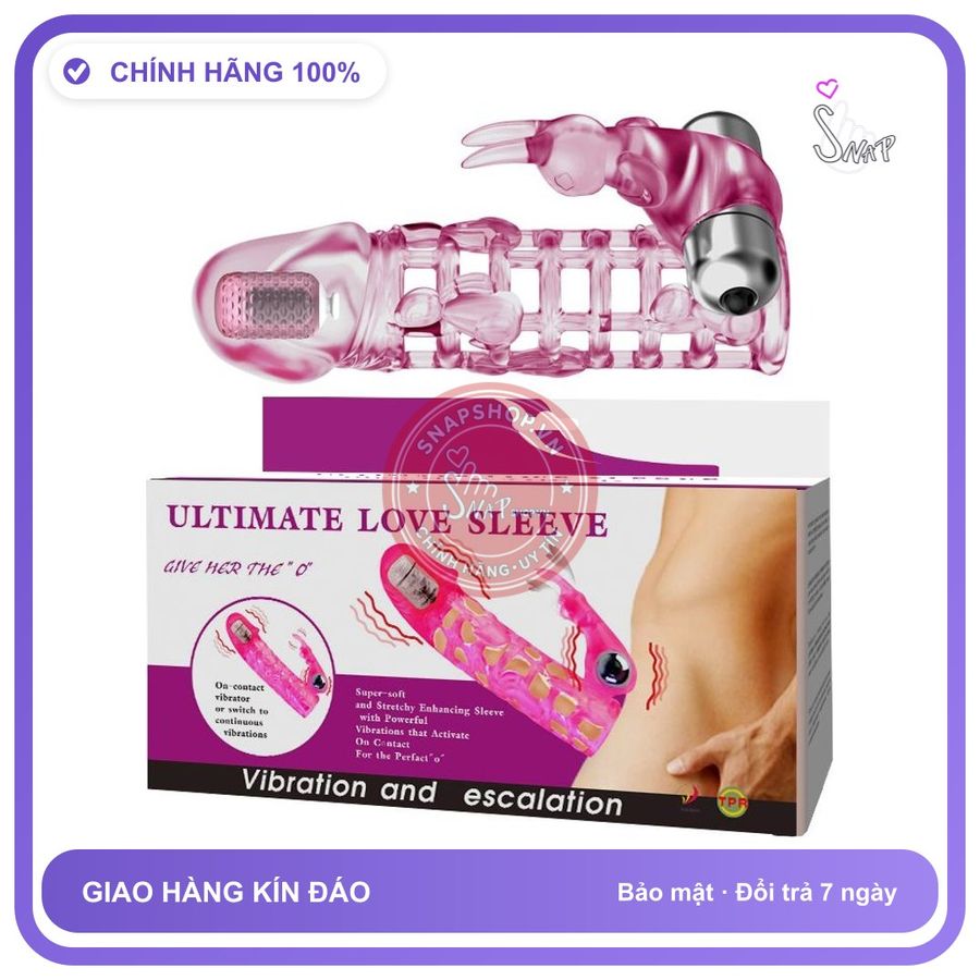 Bao Cao Su Đôn Dên Baile Tai Thỏ Rung chính hãng - có hương thơm, ôm sát cảm giác thật, chất liệu latex an toàn - giao hàng che tên kín hàng có sẵn