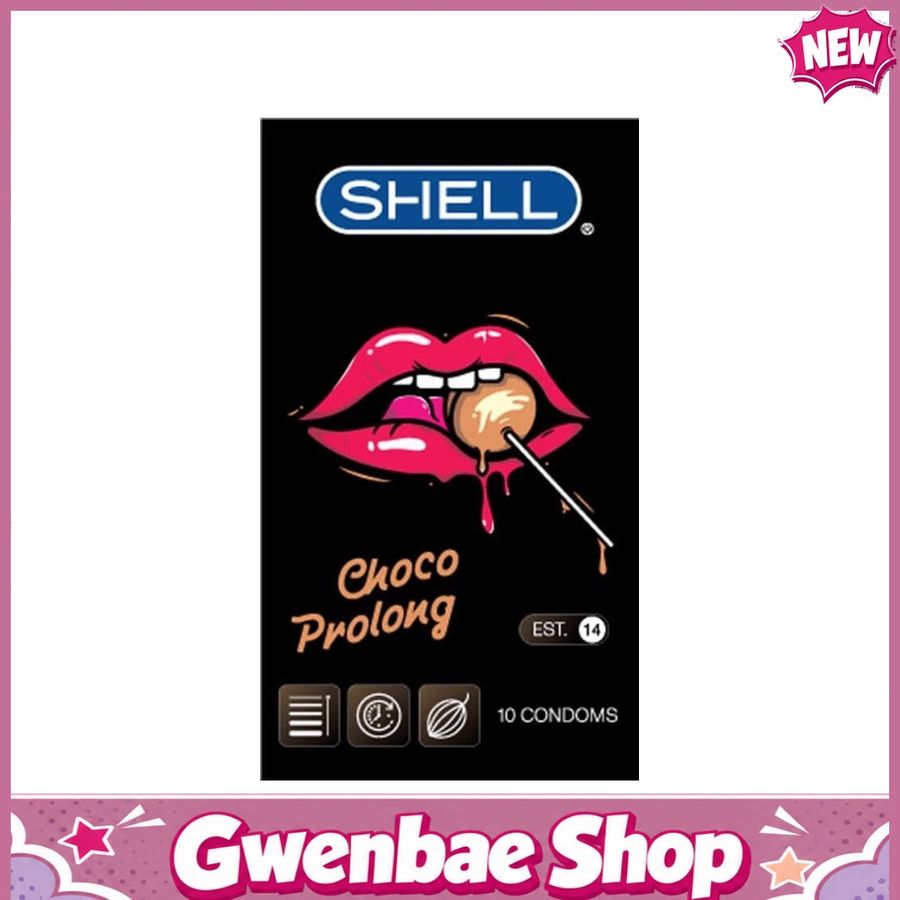 Bao cao su siêu mỏng, kéo dài thời gian, hương chocolate Shell Choco