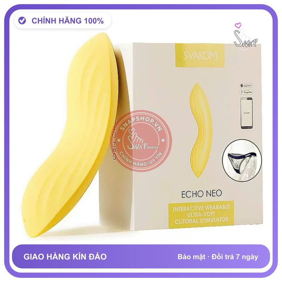 Máy Rung SVAKOM Echo Neo Đặt Trong Quần Lót chính hãng - chất vải mềm mát, đường may tỉ mỉ, tôn dáng quyến rũ - giao hàng che tên kín đáo