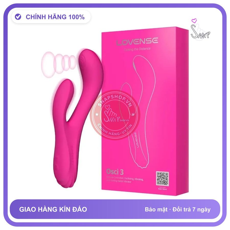 Dương Vật Giả Lovense Osci 3 Khám Phá Cực chính hãng - chất liệu an toàn cho da, dễ vệ sinh, êm ái khi dùng - giao hàng che tên kín đáo