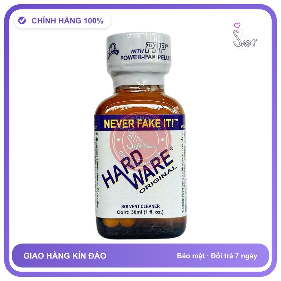 Popper Hardware Chính Hãng PWD USA 30ml - chai 30ml, hương dịu không nồng, hàng chuẩn nhập khẩu - giao hàng che tên kín đáo