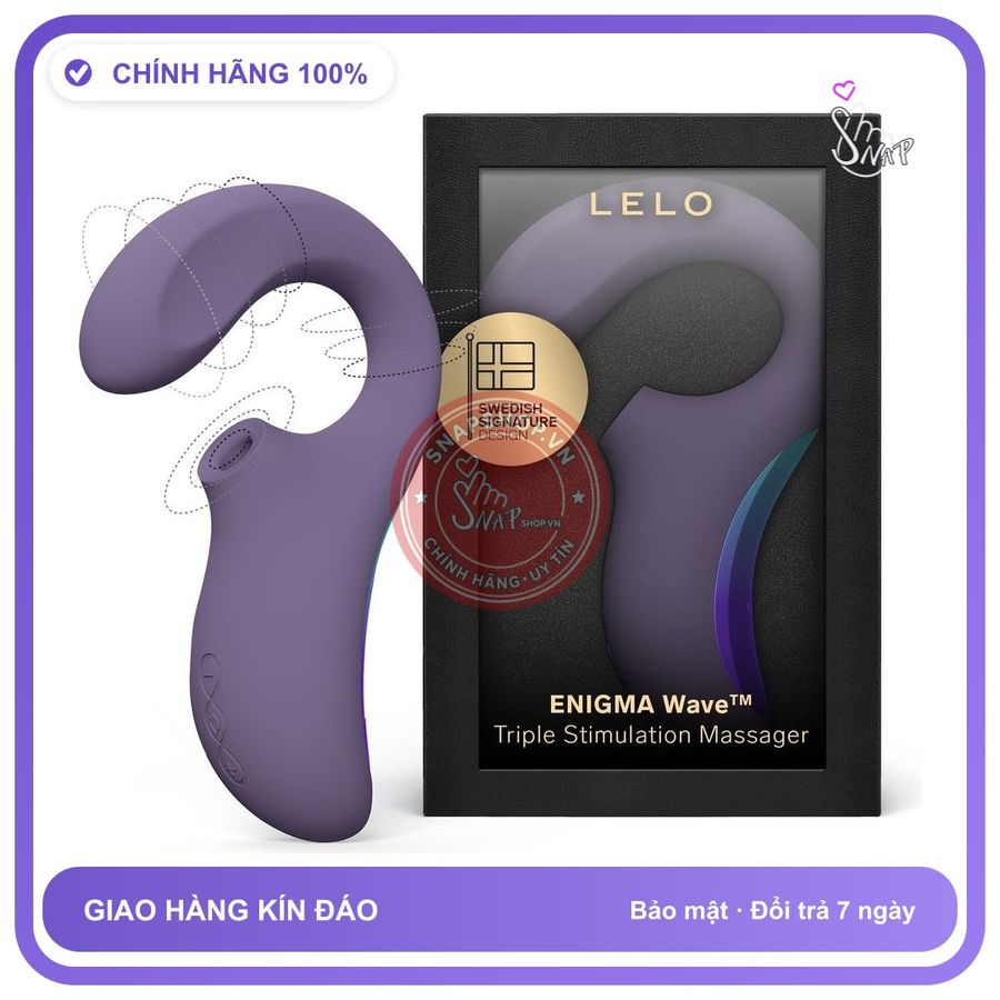Máy Bú Âm Vật Lelo Enigma Wave Đỉnh Cao chính hãng - sạc usb, chất liệu an toàn cho da, dễ vệ sinh - giao hàng che tên kín đáo