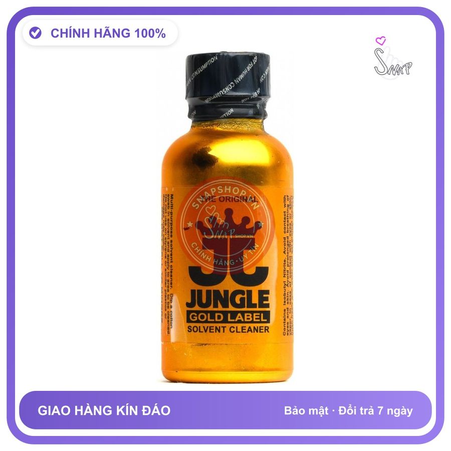 Popper Jungle Gold 30ml PWD Mỹ Chính Hãng - chai 30ml, hương dịu không nồng, hàng chuẩn nhập khẩu - giao hàng che tên kín đáo